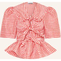 Ganni Ganni Blusenshirt rot