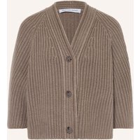 IRIS von ARNIM Iris Von Arnim Strickjacke Fallou Mit 3/4-Arm grau
