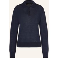Dsquared2 Strick-Poloshirt blau