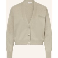 PESERICO Peserico Strickjacke Mit Seide Und Schmucksteinen gruen