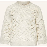 PESERICO Peserico Pullover Mit Alpaka Und 3/4-Arm weiss