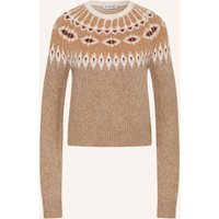 SoSUE Sosue Pullover Aus Merinowolle beige