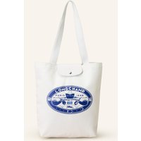 Longchamp Shopper Le Pliage Medium weiss