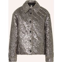 BLONDE No.8 Blonde No.8 Teddyfell-Jacke Ira silber