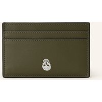 McQUEEN Mcqueen Kartenetui Skull gruen