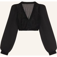 WALDORFF Waldorff Dirndlbluse schwarz