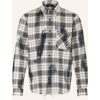 AMIRI Amiri Flanellhemd Comfort Fit schwarz