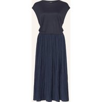 Opus Kleid Wabella Im Materialmix blau
