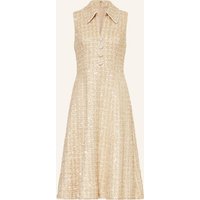 Adrianna Papell Adrianna Papell Cocktailkleid Mit Glitzergarn Und Pailletten beige