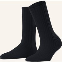 Falke Strümpfe Cosy Wool Boot Mit Merinowolle blau