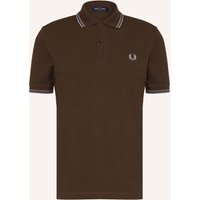 Fred Perry Fred Perry Piqué-Poloshirt braun