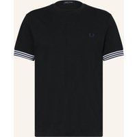 Fred Perry Fred Perry T-Shirt Aus Piqué schwarz