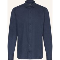 OLYMP SIGNATURE Olymp Signature Flanellhemd Casual Fit blau