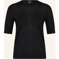 Boss Strickshirt Farbella schwarz
