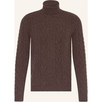 FEDELI Fedeli Rollkragenpullover Mit Cashmere braun