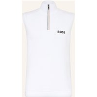 Boss Strickweste Bierdie weiss