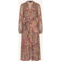 ETRO Kleid Mit Rüschen rot
