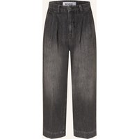 ROSSI Rossi Wide Leg Jeans Noa Crop grau