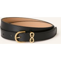 aigner Ledergürtel schwarz