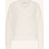PESERICO Peserico Pullover Mit Alpaka Und Glitzergarn weiss