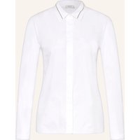 PESERICO Peserico Hemdbluse Im Materialmix weiss