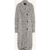 Marc Cain Strickjacke Mit Glitzergarn grau