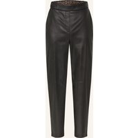 Marc Cain Hose Ranchi In Lederoptik schwarz