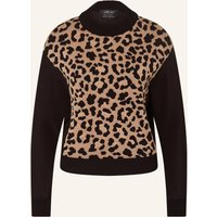 Marc Cain Pullover Im Materialmix schwarz