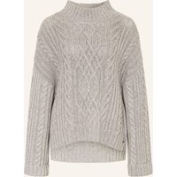 Marc Cain Oversized-Pullover Mit Cashmere grau