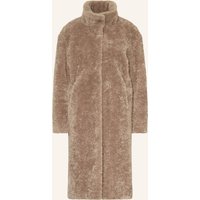 lilienfels Lilienfels Kunstfell-Mantel beige