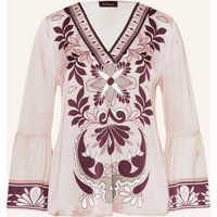 grace Grace Blusenshirt Aus Satin weiss
