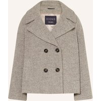 ICONS CINZIA ROCCA Icons Cinzia Rocca Bouclé-Jacke beige