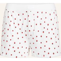 SKIMS Skims Lounge-Shorts Cotton Rib weiss