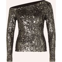 CPH MUSE Cph Muse One-Shoulder-Bluse Cmsequins silber
