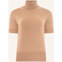 SLY 010 Sly 010 Rollkragenpullover Franci Aus Cashmere Mit Glitzergarn beige