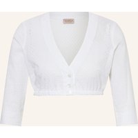 ALISSA BY KINGA MATHE Alissa By Kinga Mathe Dirndlbluse Alissa Aus Lochspitze Mit 3/4-Arm weiss