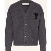 AMI PARIS Strickjacke grau