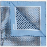 ZEGNA Zegna Einstecktuch Aus Seide blau