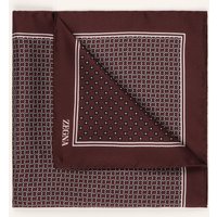ZEGNA Zegna Einstecktuch Aus Seide rot