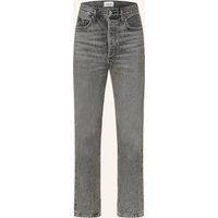AGOLDE Agolde Straight Jeans 90's Pinch Waist Crop schwarz