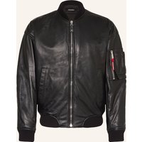 Dsquared2 Lederjacke schwarz