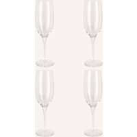 Alessi Alessi 4er-Set Sektgläser Mami Xl transparent