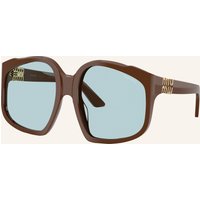 Miu Miu Sonnenbrille Mu a07s braun
