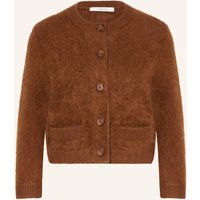dorothee schumacher Dorothee Schumacher Strickjacke Fluffy Statements Mit Cashmere braun