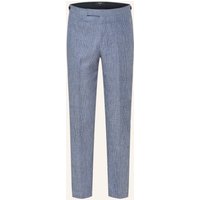 REISS Reiss Anzughose Reef Slim Fit Aus Leinen blau