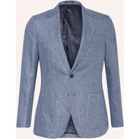 REISS Reiss Anzugsakko Gould Regular Fit Aus Leinen blau