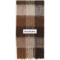 Acne Studios Schal Mit Alpaka braun