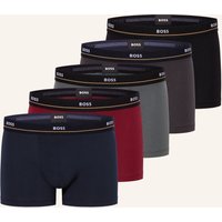 Boss 5er-Pack Boxershorts Essential grau