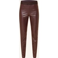 CAMBIO Leggings Randa In Lederoptik rot
