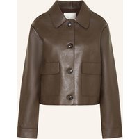 NEO NOIR Neo Noir Jacke Romana In Lederoptik braun